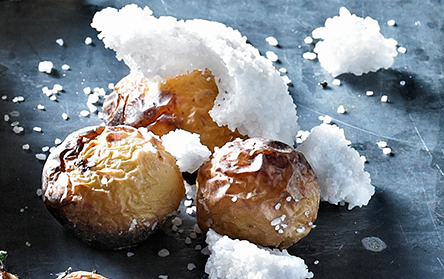 Saltbagte Babykartofler