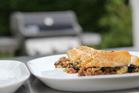 Skindstegt Torsk Med Bacon Blomkaalssaute