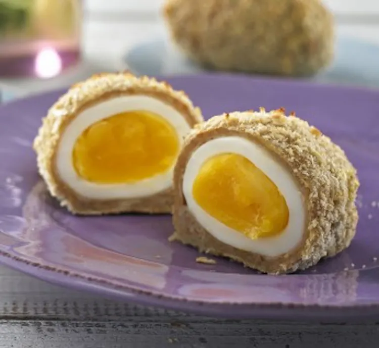 Smoked Scotch Eggs with Pickled Beetroot | Official Weber® Website