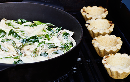 Tarteletter Med Friske Asparges