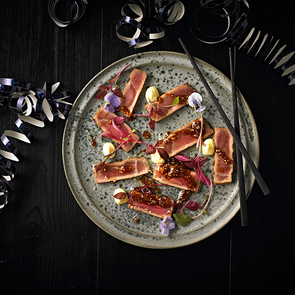 Thon Tataki Avec Mayonnaise Au Citron