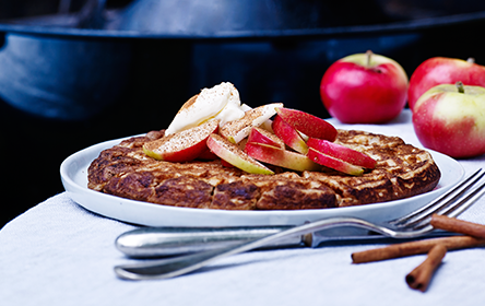 Vaafflor Med Apple Och Kanel