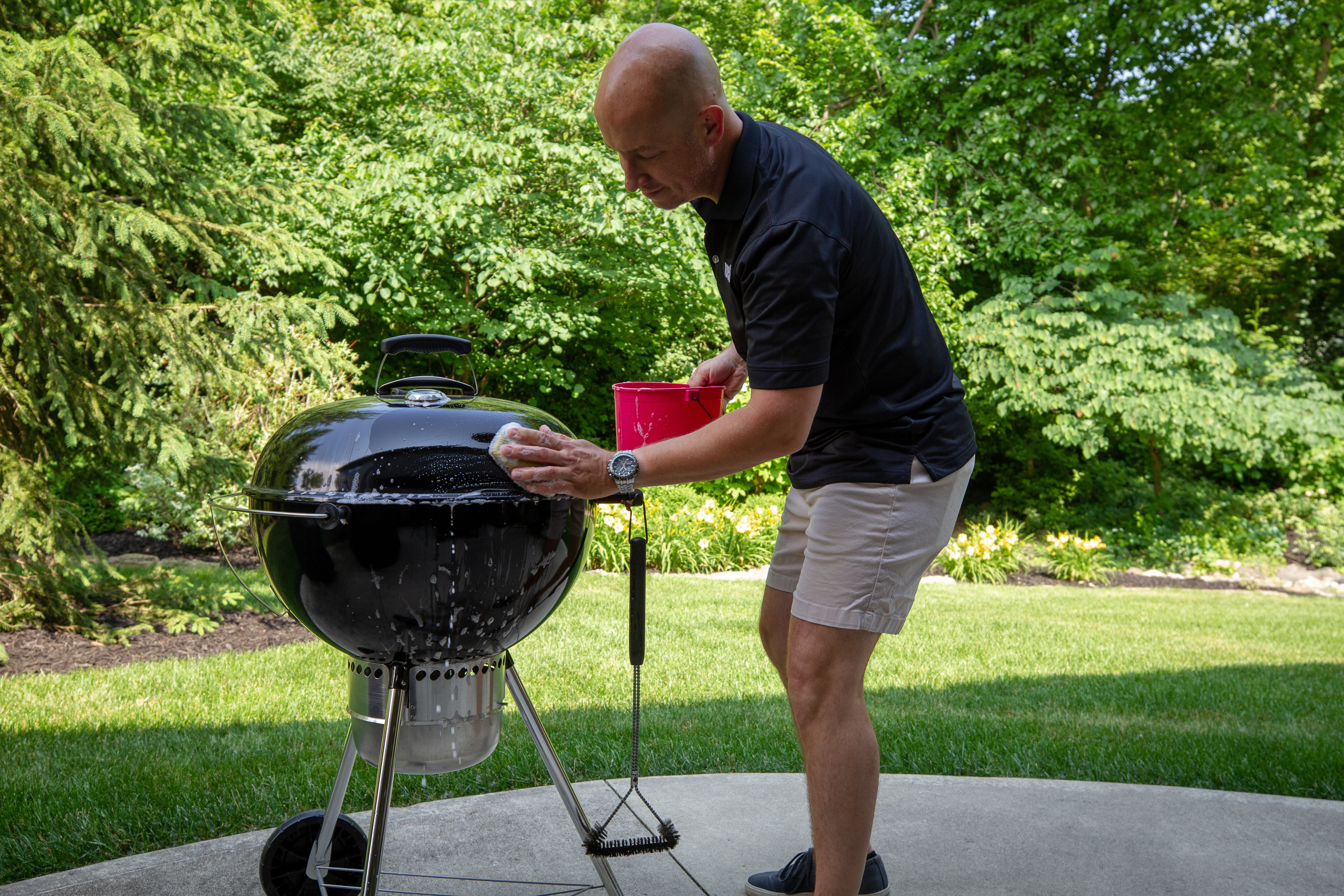 Cleaning weber outlet spirit grill