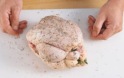 Trussing Chicken for a Rotisserie