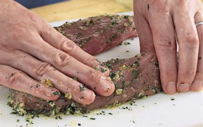 Preparing Pork Fillet