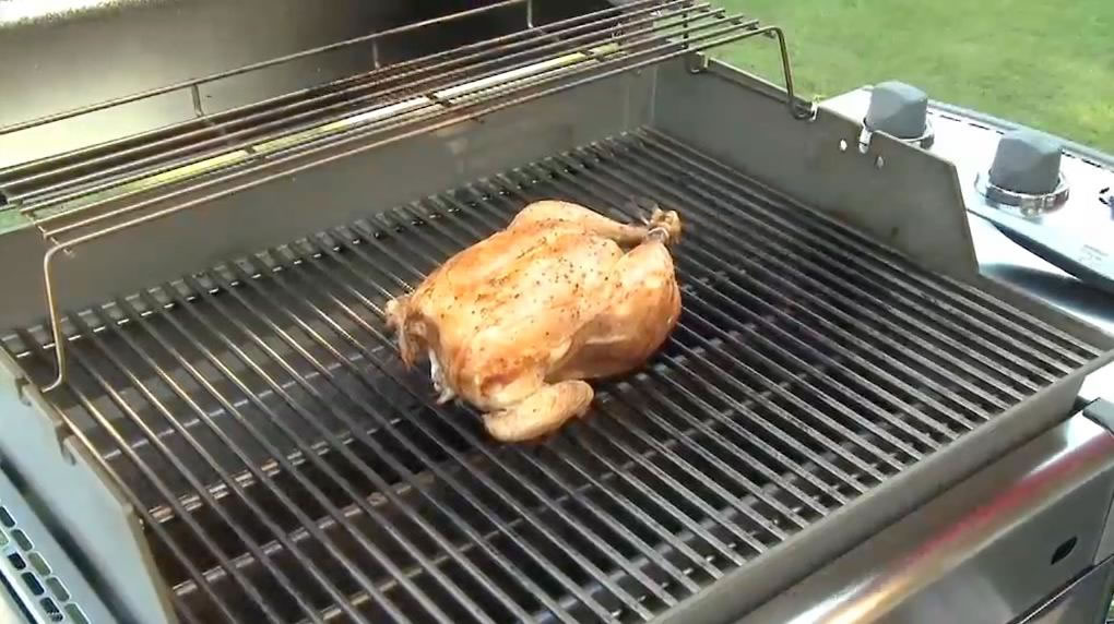 Grilling a Whole Chicken