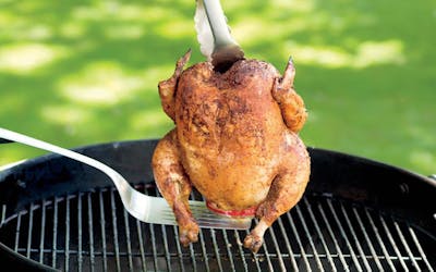 Smoking Beer Can Chicken