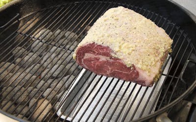 Smoking a Boneless Rib Roast
