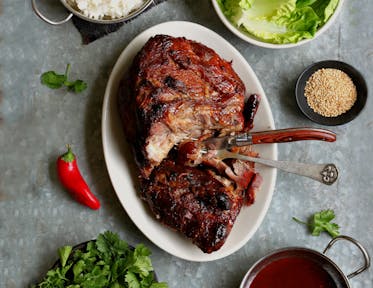 Korean Shredded Pork Lettuce Wraps